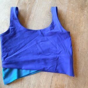 Honeycut dark blue/purple light blue dance top